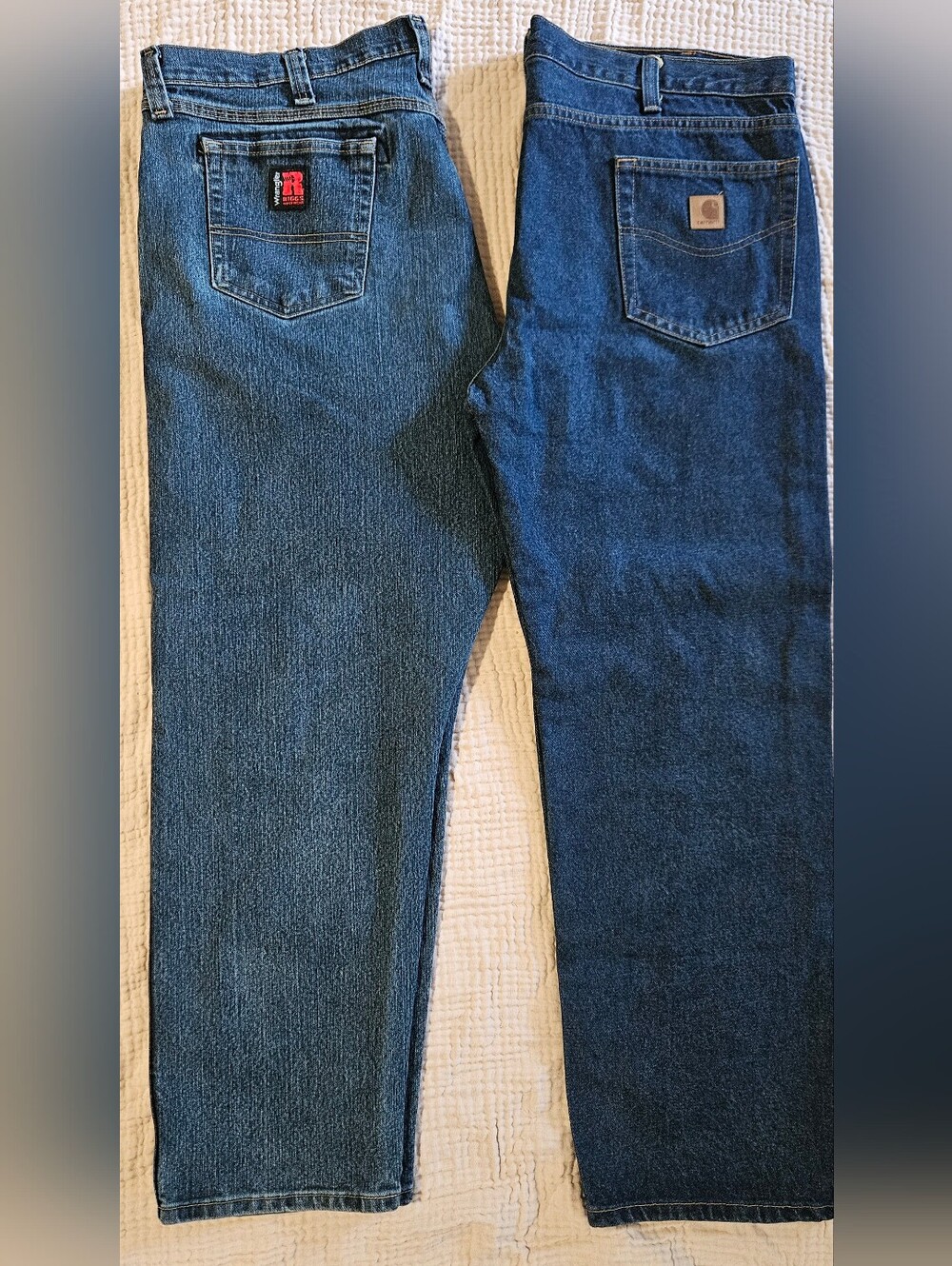Carhart & Wrangler Jeans Bundle 42×30